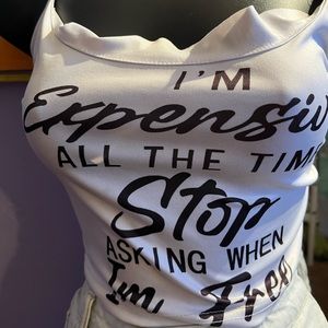 White crop top